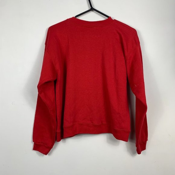 Disneyland Vintage Sweatshirt Mens Size XS Red Mickey Mouse Cotton-Blend - Picture 2 of 7